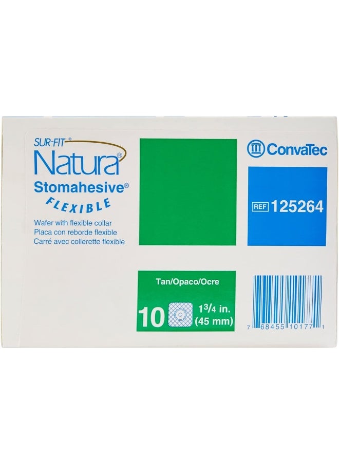 convatec Sur-Fit Natura Stomahesive Wafer, 125264, 1-3/4" Flange 10/Box  - Image 4