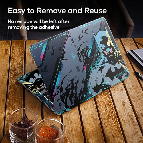 Inkykart Full Body Laptop Skin/Sticker/Cover Bubble-Free| Laminated| Removable| HD Quality Sticker for Laptops Upto 15.6 Inches Compatible with Hp/Dell/Acer/Lenovo/Asus etc.(DSGN-206) - Image 3
