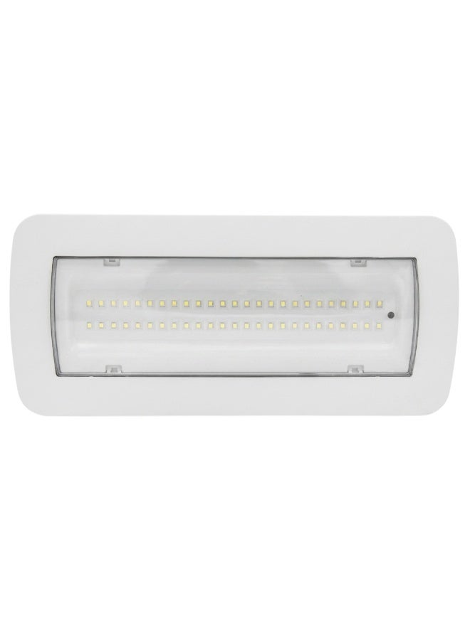 نوفيكس مصباح طوارئ LED من NOVEX موديل NEL-508 | قدرة 4.4 واط، 6500 كلفن، 480 لومن | مقاوم للماء IP65 | بطارية ليثيوم 7.4 فولت 1500 ملّي أمبير | ضوء خروج للطوارئ للاستخدام الداخلي والخارجي - Image 2