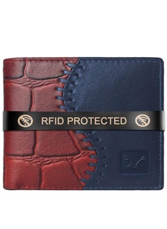 AL FASCINO Stylish RFID Protected Genuine Leather Wallet Mens  - Image 1