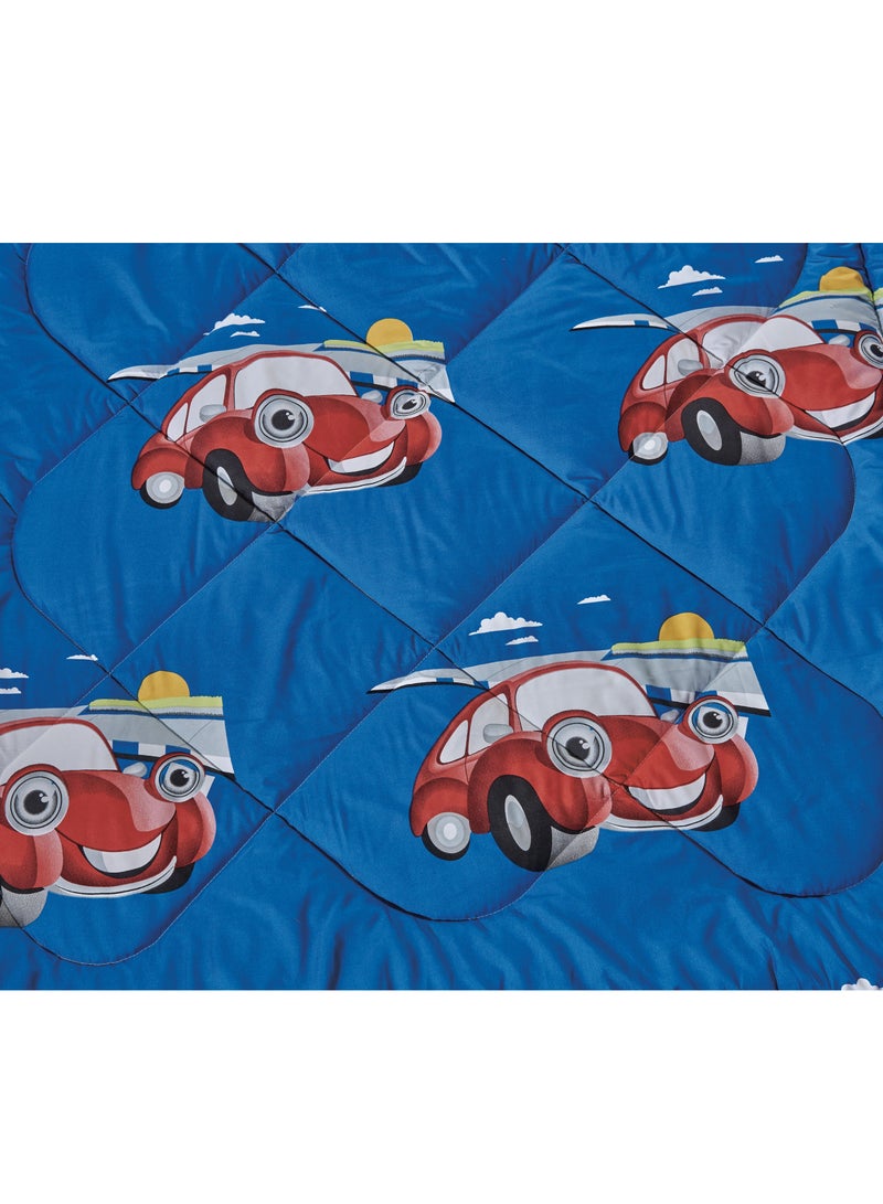 Sleep night 3-Piece kids Medium Filling Comforter set Reversible Bed Set Single Size 160x210 cm for Boys & Girls - Image 3