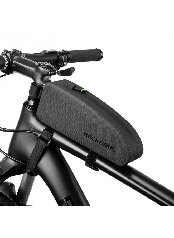 Rockbros ROCKBROS Bike Top Tube Bag Bicycle Front Frame Bag Waterproof Bike Pouch Pack Bike Phone Bag Cycling Accessories Pouch for Mountain Road Bike  - Image 1