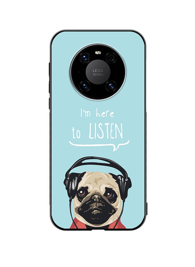 VR CREATIVE Protective Case Cover For Huawei Mate 40 Pug Life Design Multicolour - Image 1