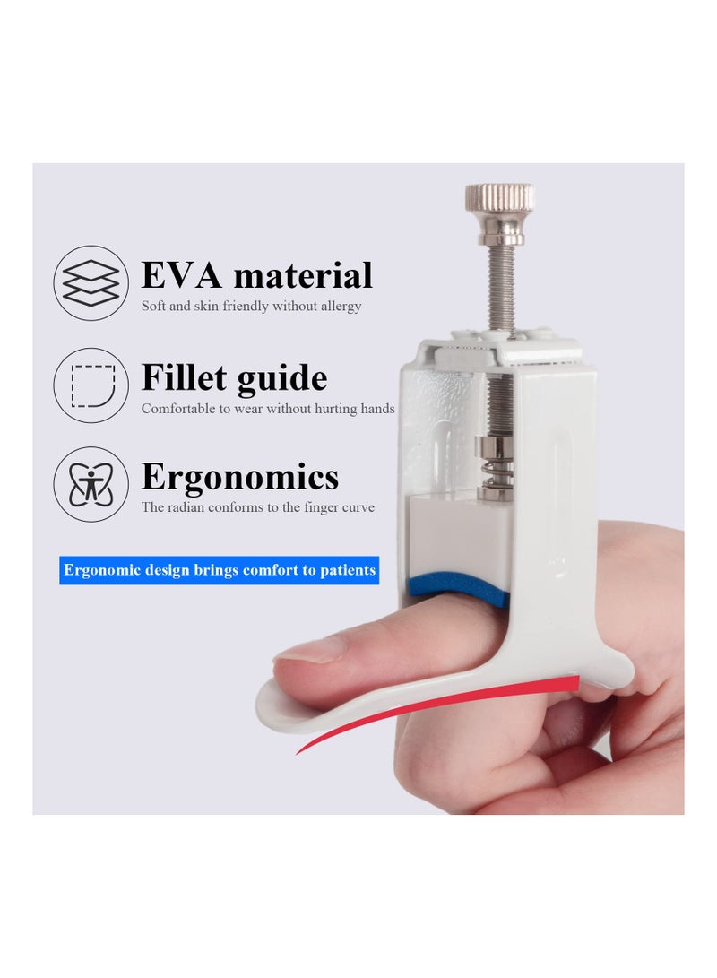 SOLARAE Finger Straightener Extension Splint Brace Corrector, Pressing Device for PIP Joint Tightness, Trigger Finger, Arthritis,Finger Flexion - Image 5