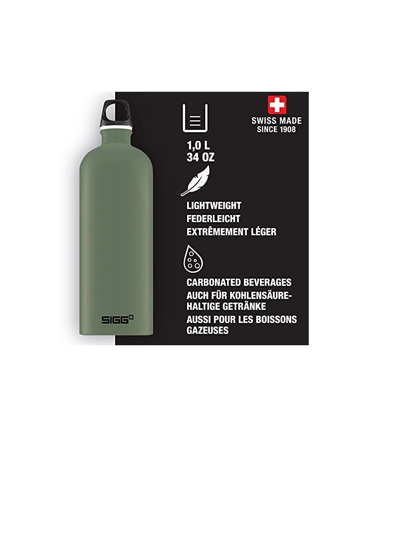 Sigg Home product image SIGG Unisex's Traveller Water Bottle, Green, 1L - Image 3
