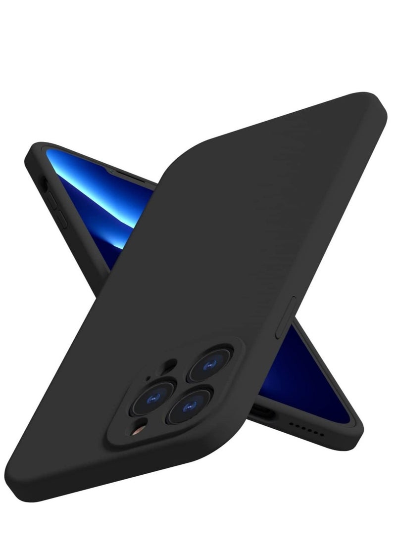 Raxoom iPhone 13 Pro Silicone Case Full-Body Soft Liquid Gel Rubber Cover Shockproof Bumper Anti-Scratch Anti-Fingerprint Anti-Drop Slim Cover - Image 5