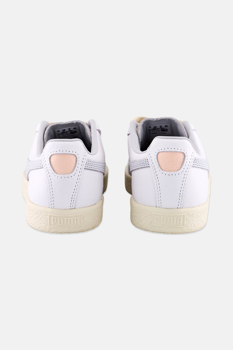 PUMA Puma x Select Kids Boy Clyed Leather Lace Up Outdoor Shoes White - Image 2