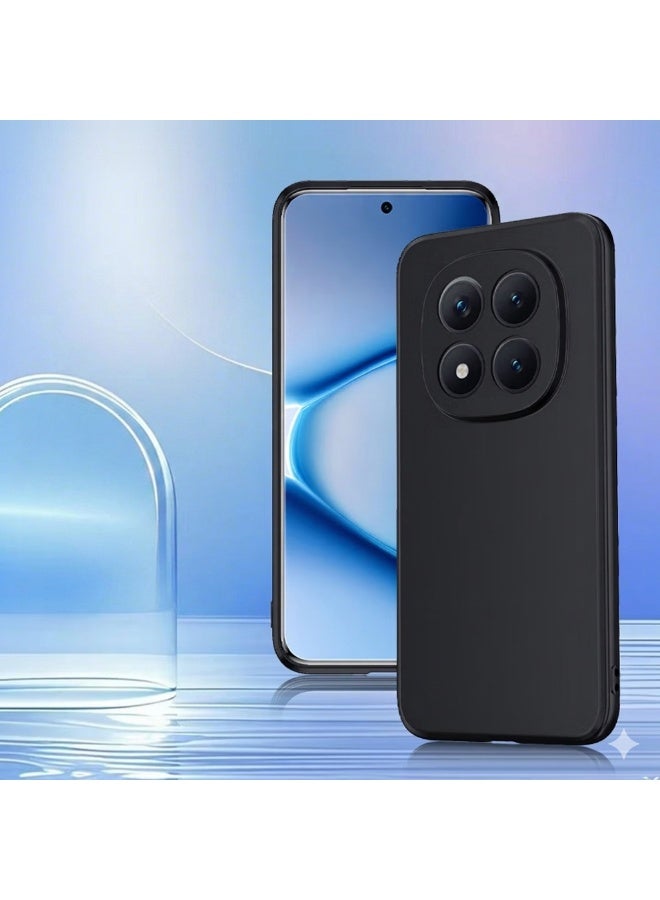 بارالونا جراب لهاتف Redmi Note 15 Pro 5G - غطاء حماية نحيف وخفيف الوزن بلمسة نهائية مطفية، مضاد لبصمات الأصابع والخدوش، مع حماية دقيقة لفتحة الكاميرا، غطاء خلفي فائق الرقة ومقاوم للعرق - أسود - Image 4