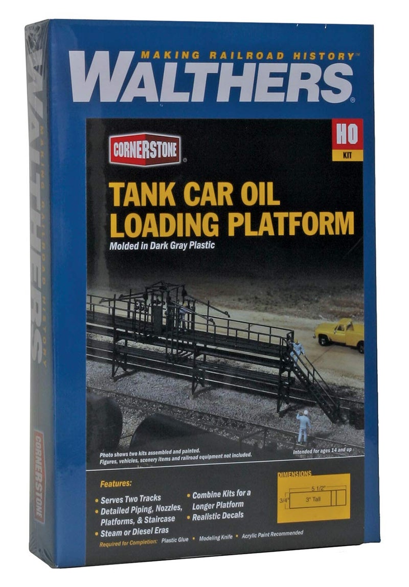 Walthers Cornerstone HO Scale Model Oil Loading Platform, 8 - Image 4