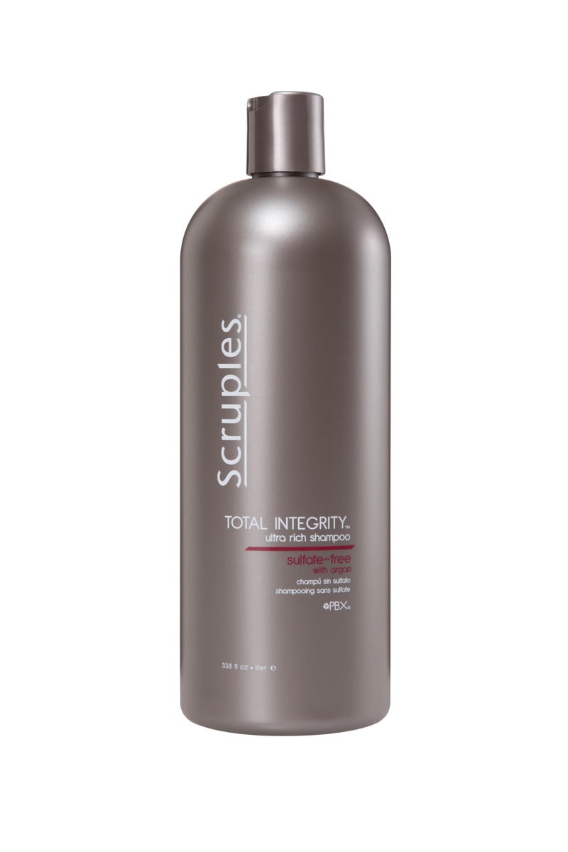 Scruples Total Integrity Shampoo  Professional Argan Oil Shampoo  Nourishes Chemically Treated Hair and Prolongs the Life of Hair Color  UltraRich  SulfateFree Color Safe Shampoo 338 oz