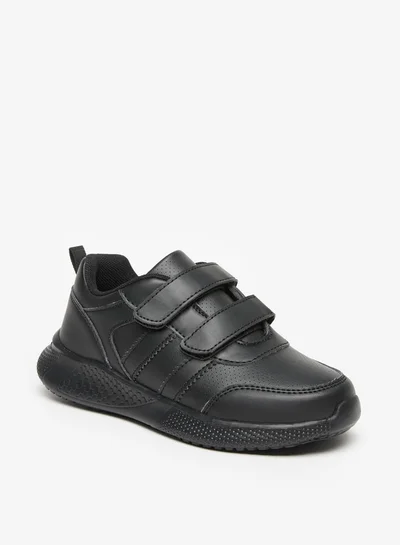 LBL by Shoexpress Boys Solid School Shoes With Hook And Loop Closure