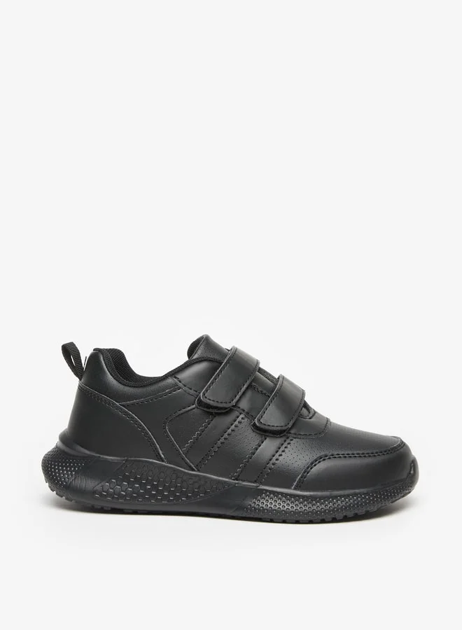 LBL by Shoexpress Boys Solid School Shoes With Hook And Loop Closure