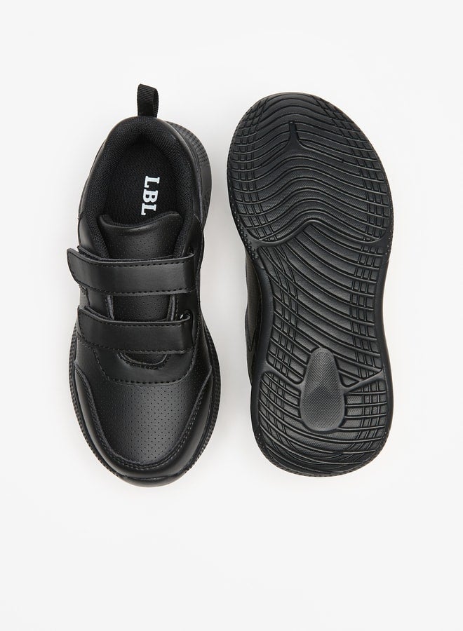 LBL by Shoexpress Boys Solid School Shoes With Hook And Loop Closure - Image 4