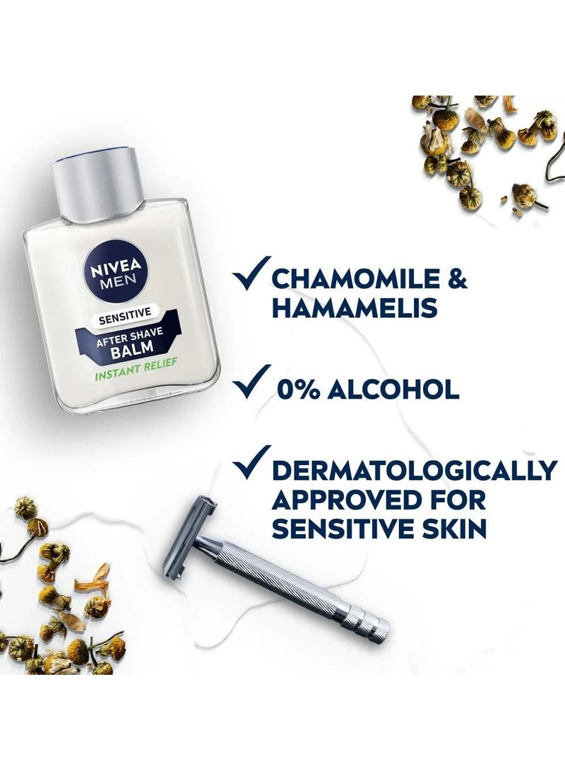 Nivea Men Sensitive After Shave Balm - 100ml - Image 5