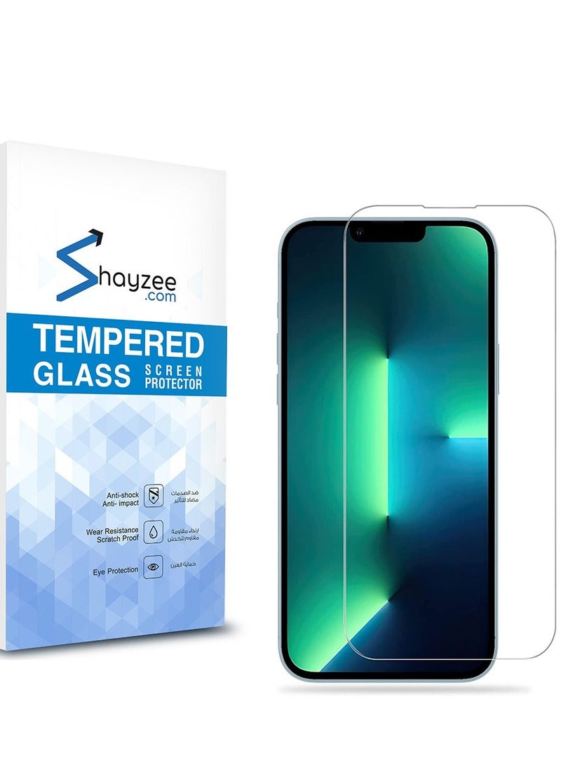 shAyzee Tempered Glass Screen Protector For iPhone 13 Pro Max 6.7 Inch - Image 1