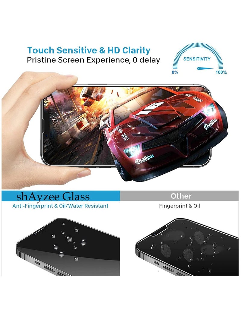 shAyzee Tempered Glass Screen Protector For iPhone 13 Pro Max 6.7 Inch - Image 4