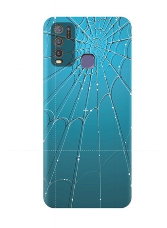 إيه إم سي ديزاين غطاء حماية واق مناسب لهاتف فيفو Y30. أزرق