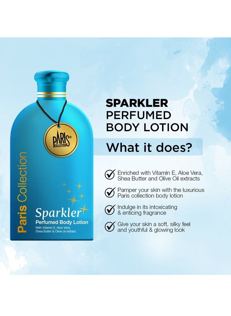 Paris Collection Sparkler Perfumed Body Lotion 400ml - Image 3