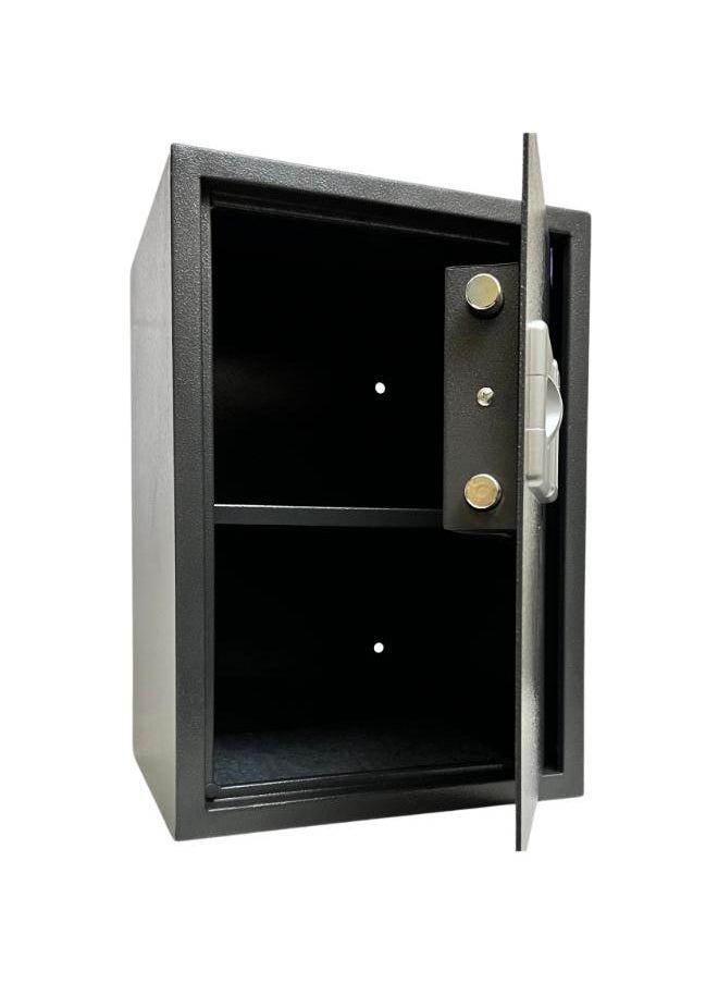 LOTFY GROUP Digital Safe - Compact Steel Money Security Box with Electronic Keypad and 2 Manual Override Keys ( Black ) Colour By LOTFY GROUP ( H50 * W35 * D31 CM )  - Image 3