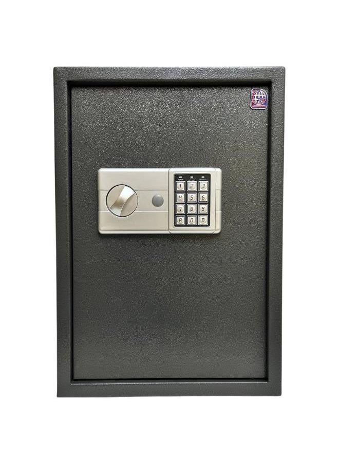 LOTFY GROUP Digital Safe - Compact Steel Money Security Box with Electronic Keypad and 2 Manual Override Keys ( Black ) Colour By LOTFY GROUP ( H50 * W35 * D31 CM )  - Image 4