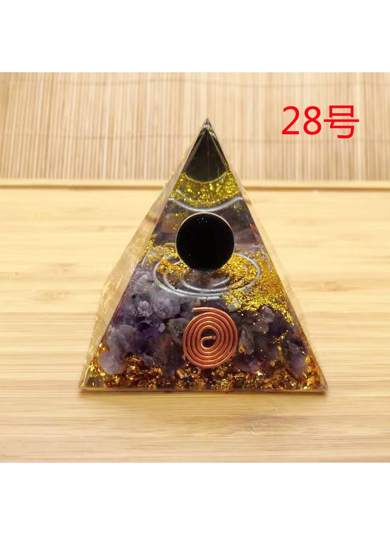 Generic Crystal Shards Energy Pyramid Office Decor 28. 