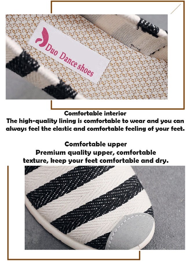 ZCM-HAPPY - Breathable Slip On Old Beijing Cloth Shoes, Casual Lightweight Women's Flats, Soft Sole Canvas Shoes for Walking and Everyday Comfort - Image 1