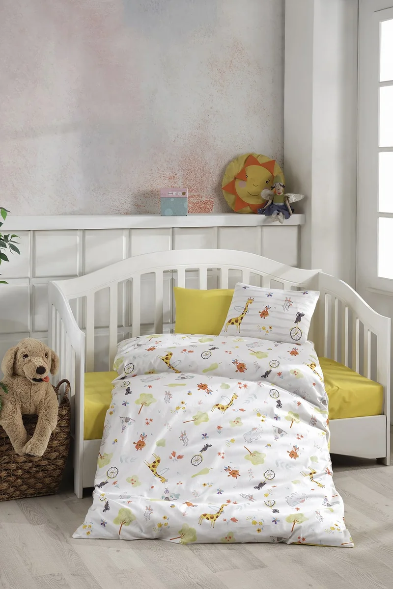 Bonjardin Home Safari Digital Printed 3D Cotton Baby Bedding Set