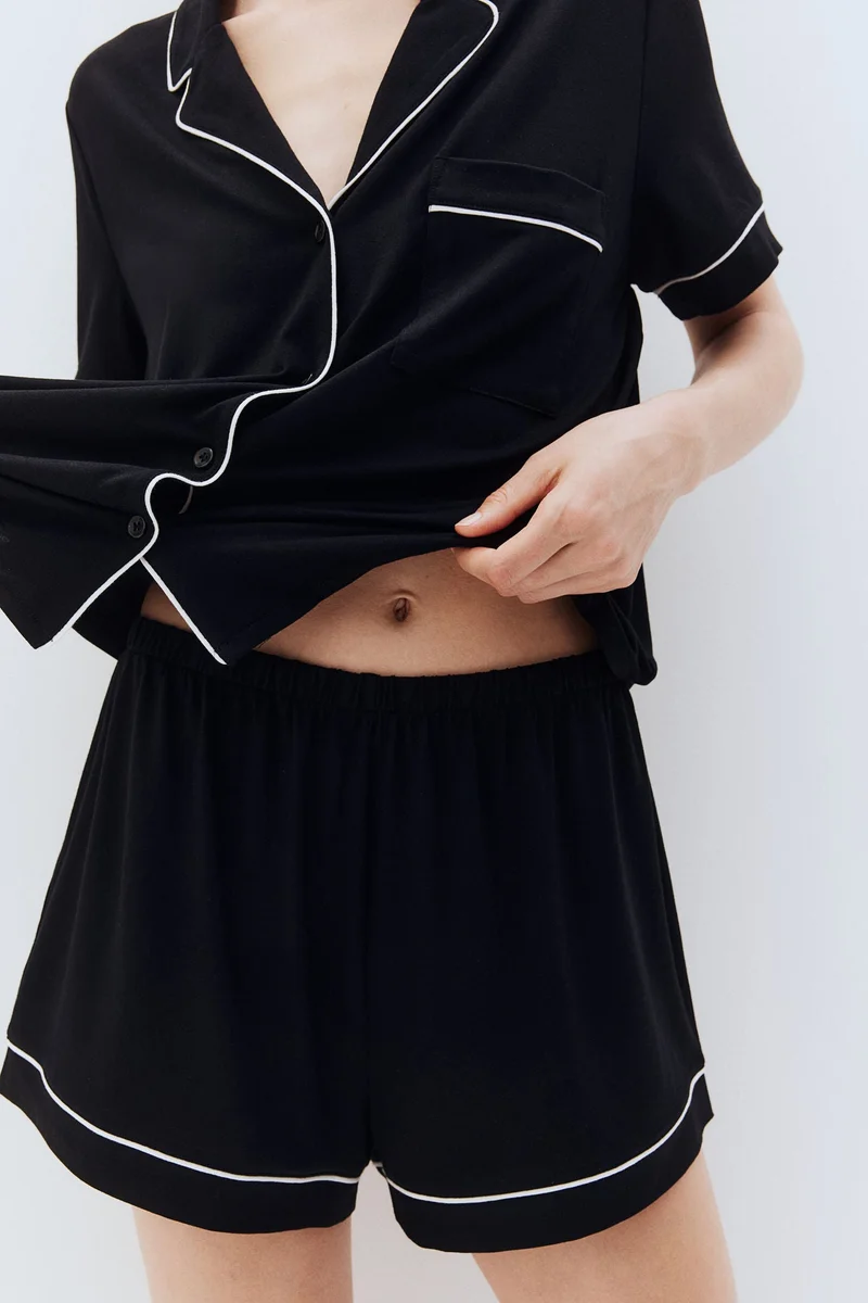 اتش اند ام Pyjama Shirt And Shorts