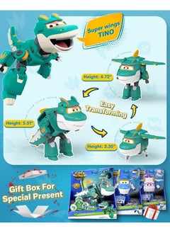 5" Transforming Tino Dinosaur Airplane Robot Toys Action Figure Season 6 New Character Plane & Robot To Dinosaur In 10 Steps Dinosaur Toy For Preschool Play - pzsku/ZC57DDBEA81BEC479519CZ/45/_/1692165332/66bc7664-33f0-4756-b019-def1a14d7d52