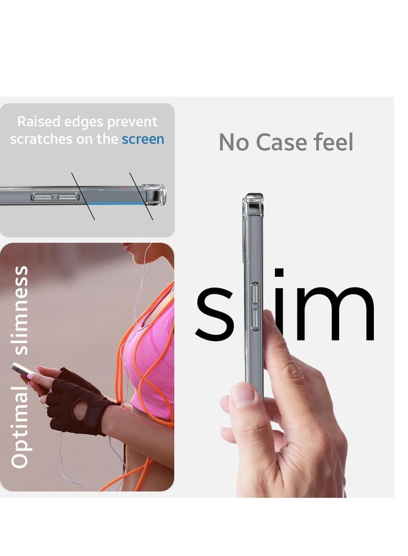 ELTRAZONE Nothing Phone 2 Clear Cover Case with Camera Protection Transparent Reinforced Corner Bumper Thin Slim Soft TPU Silicone Cover Shockproof Crystal Phone Case for Nothing Phone 2 - Image 4