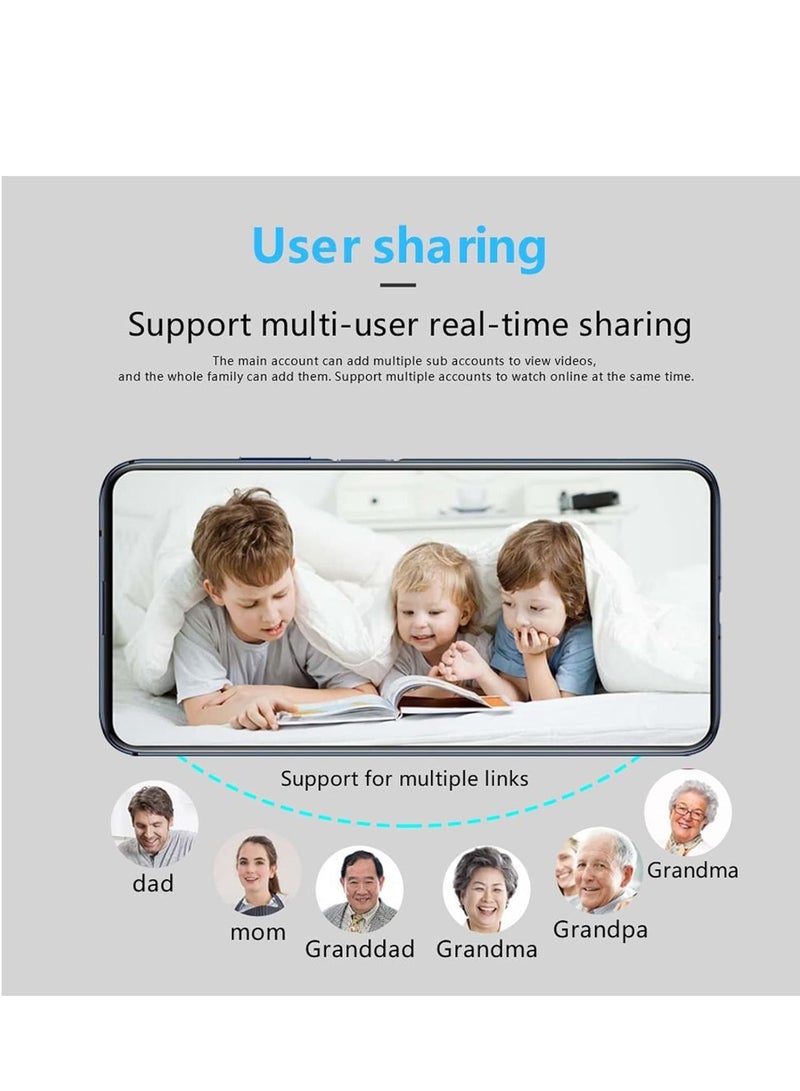 JAJEEK Mini WiFi Camera 1080P HD with Night Vision & Motion Detection – 160° Wide Angle, Remote Monitoring for Home, Office, Shop, Warehouse – Compact & Easy Setup - Image 3