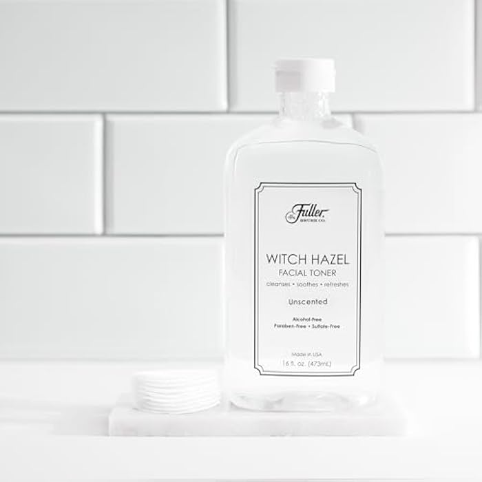 Fuller Brush Witch Hazel Facial Toner - Alcohol-Free, Organic Aloe Vera & Witch Hazel, 16 fl. oz, Paraben & Sulfate-Free, Cleanses - Soothes, Refreshes - Made in USA (Unscented) - Image 2