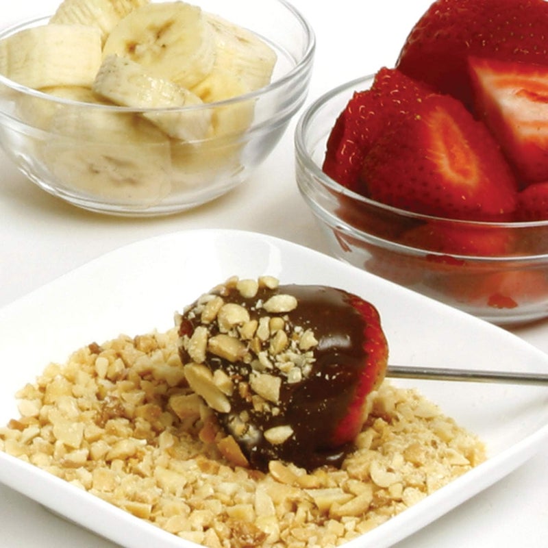 Norpro Cast Iron Fondue Set with Wooden Forks - 6 Cup Capacity - Image 4