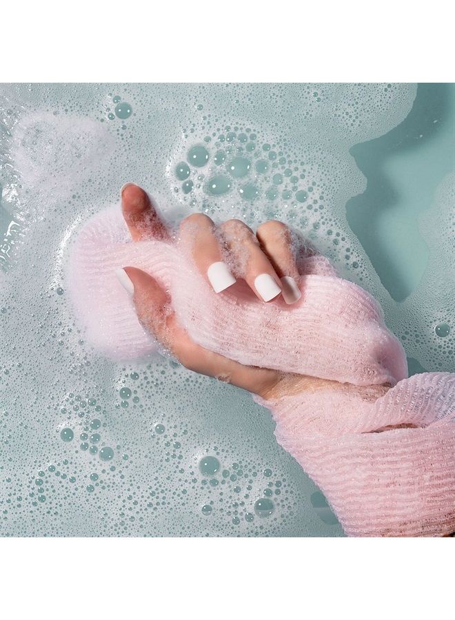 Ecotools Exfoliating Bath Cloth, Pink, Gently Removes Dirt, Oil, Skin Impurities, For Soft, Supple Skin, Pink Wash Cloth Towels, For Face or Body, 6 Count - Image 4