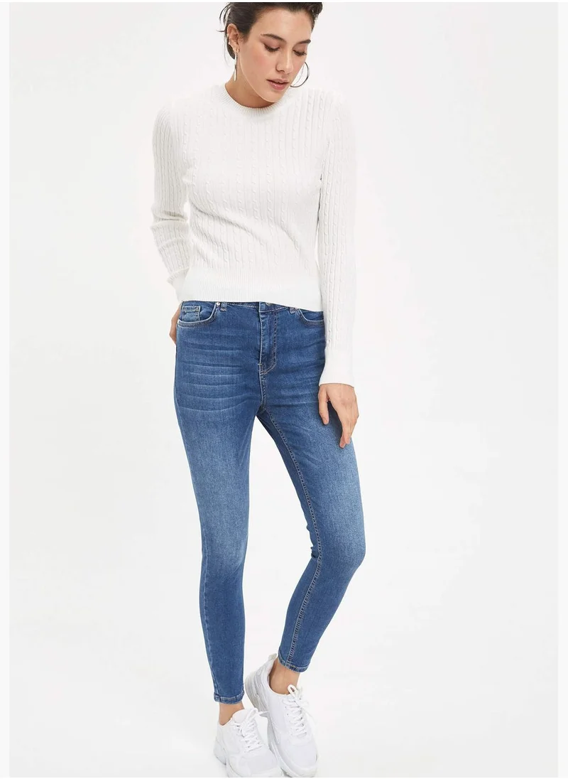 ديفاكتو Woman Super Skinny Denim Trousers