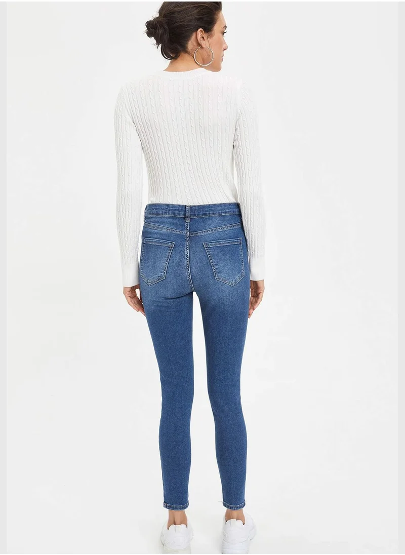 ديفاكتو Woman Super Skinny Denim Trousers