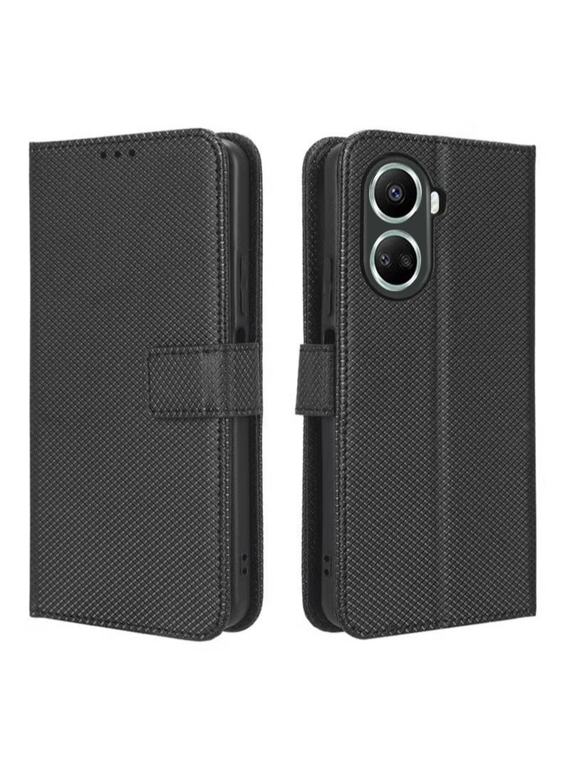 X-level Huawei Nova 10 SE Leather Stand Wallet Flip Case Cover Magnetic Phone shell Wallet phone Anti-Fingerprint Anti-Scratch and Anti-Drop Protection Back Cover with Card Slots  - Image 1