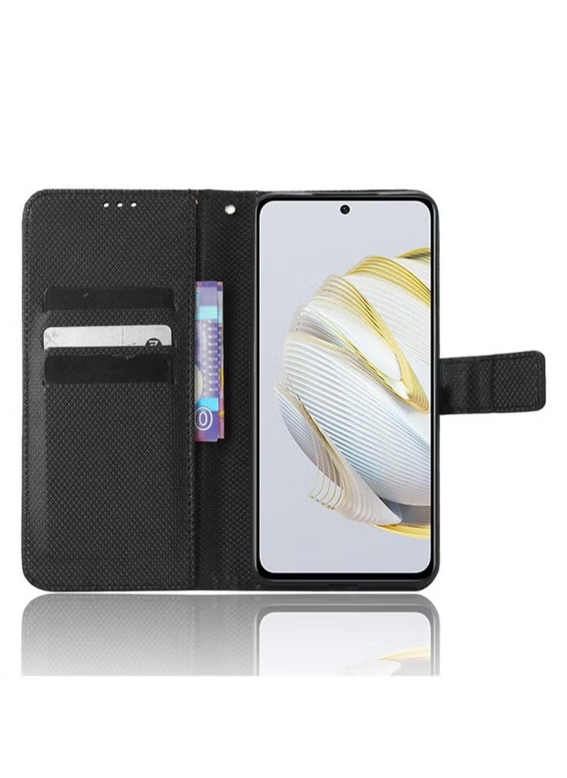 X-level Huawei Nova 10 SE Leather Stand Wallet Flip Case Cover Magnetic Phone shell Wallet phone Anti-Fingerprint Anti-Scratch and Anti-Drop Protection Back Cover with Card Slots  - Image 3