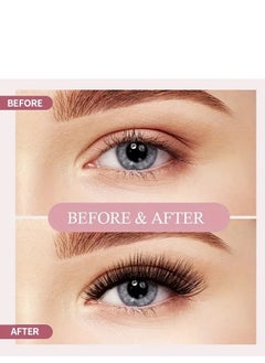 Generic A set of cluster eyelashes with a natural and easy -to -use natural look, a set of soft eyelashes for beginners  - Image 2