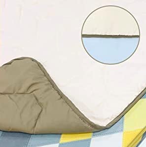 Fareto Polyester 58x42 inch Blanket, Cream & Brown, 1 Piece - Image 3