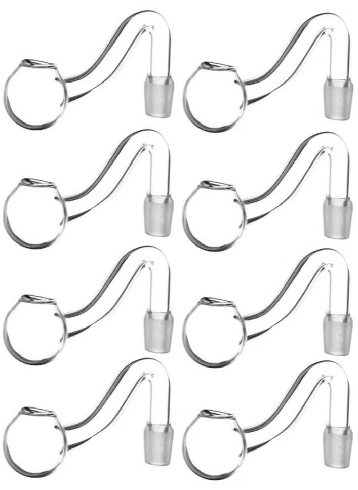 Generic 8PCS 14mm Glass Mini inflow Pipe,Inflow Pipe Water Pump Aquarium Filter Tubing, Surface Skimmer, Aquarium Planted Tank Aquascaping Fish Tank Accessories, for Fish Tank 