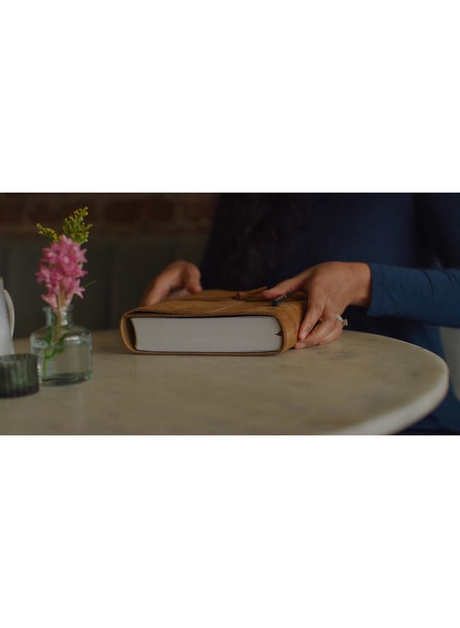 Crossway ESV Journaling Study Bible (Natural Leather, Brown, Flap with Strap) - Image 5