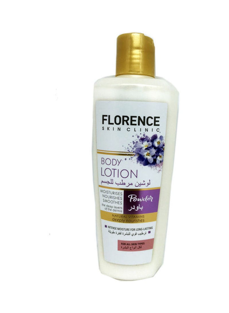 Florence Skin Clinic Body Lotion Powder White 