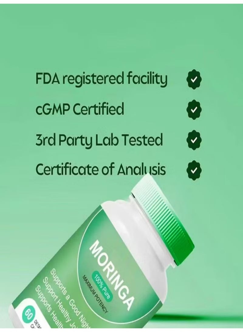 مورينجا مستخلص المورينجا الطبيعي: يغذي الجهاز الداخلي، ويدعم نوم هادئ، مرونة جسدية، وطاقة كافية للنشاط - Image 3