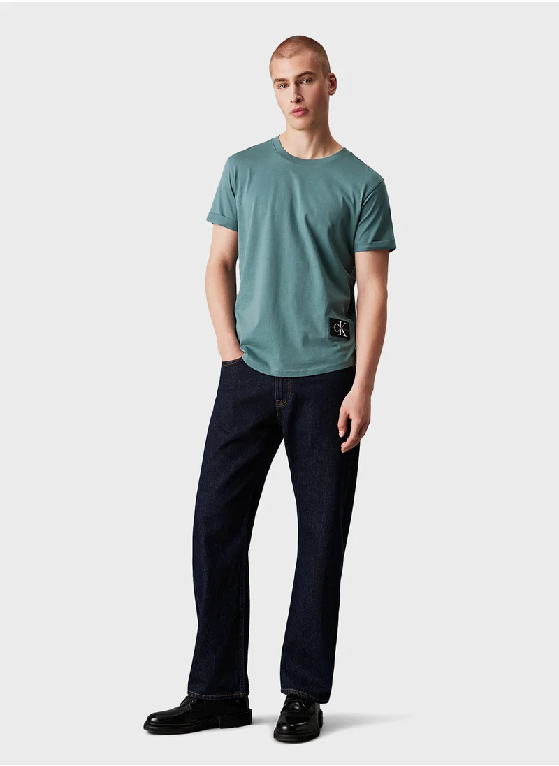 Calvin Klein Jeans Logo Print Crew Neck T-Shirt