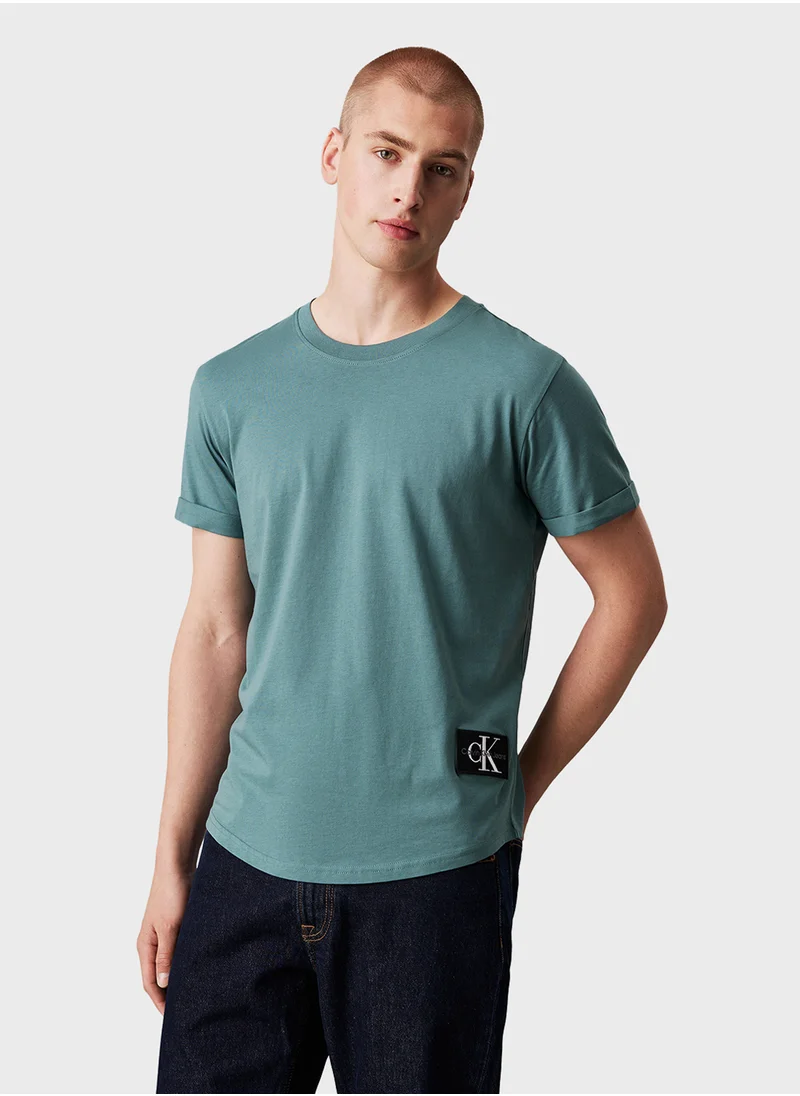 Calvin Klein Jeans Logo Print Crew Neck T-Shirt