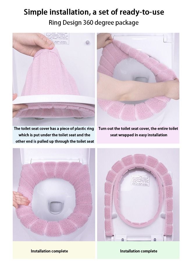 غطاء مرحاض سميك ومريح قابل للغسل - Image 5