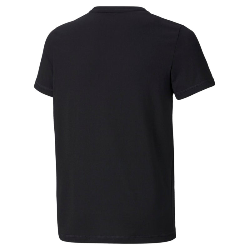 PUMA Active Small Logo Boys Black T-shirt - Image 2