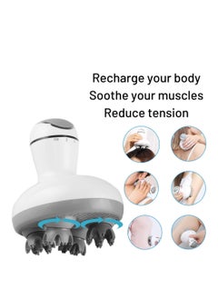 Excefore Electric Scalp Massager, Portable Rechargeable Head Massager, Cordless Head Massager, Head Scratcher for Full Body Massage, Hair Growth and Stress Relax  - Image 4