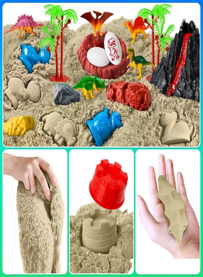 ESSENSON Sensory Bin, Construction Kit with Sensory Sand, Play Sand Pretend Play Beach Toy, Sandbox for Girls and Boys - Image 4